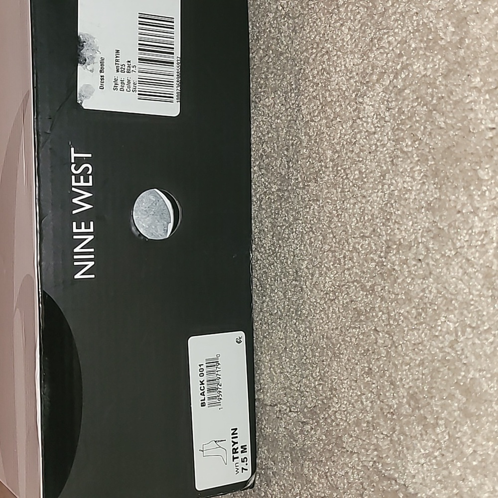 NINE West Leather High Heel Dress Booties - Picture 9 of 10